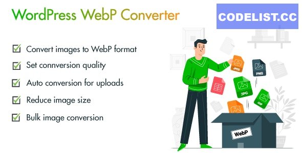 WebPio v1.0.0 – WordPress WebP Converter