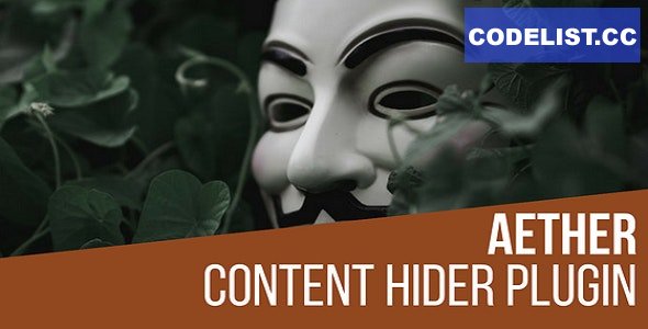 Aether v1.2.0 – Content Hider Plugin for WordPress