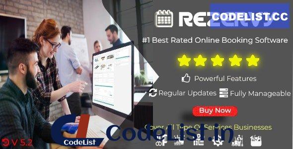 Rezervy v5.2 – Online bookings system for cleaning, maids, plumber, maintenance, repair, salon services