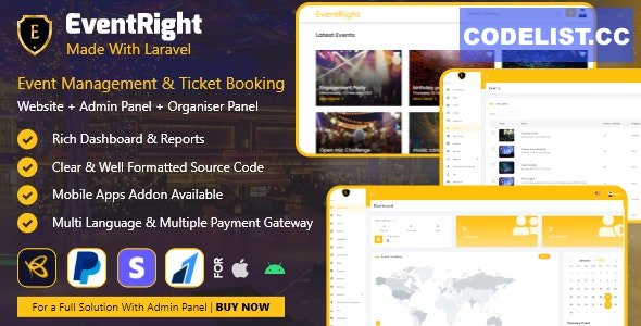 EventRight v6.1 – Ticket Sales and Event Booking & Management System – (saas) – nulled