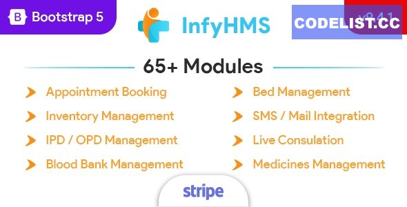 InfyHMS v9.4.1 – Smart Laravel Hospital Management System