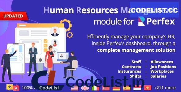 Human Resources Management v1.4 – HR module for Perfex CRM