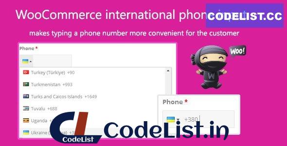 WooCommerce international phone input v2.1.3