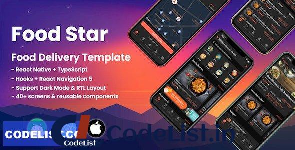 Food Star v1.0.8 – Mobile React Native Food Delivery Template