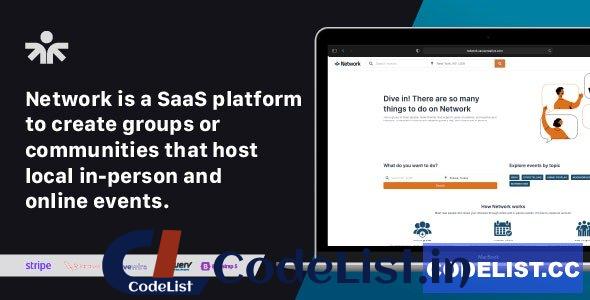 Network (SaaS) v1.0 – Event & Community Management Platform
