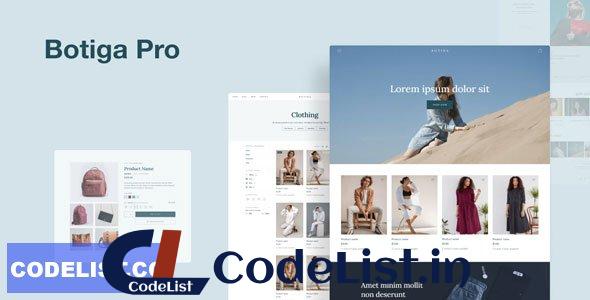 Botiga Pro v1.3.5 – Enhancements for the Botiga WordPress theme