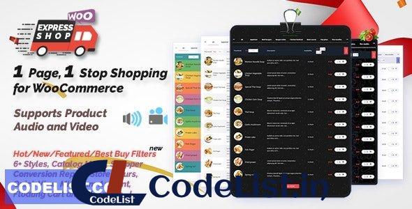 Express Shop for WooCommerce with Audio & Video v9.5.2