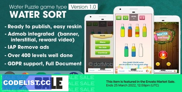 Water Sort Puzzle v1.1.2 – Unity Complete Project