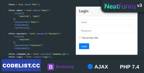 Form Builder – Bootstrap, Validation & AJAX v3.6.0