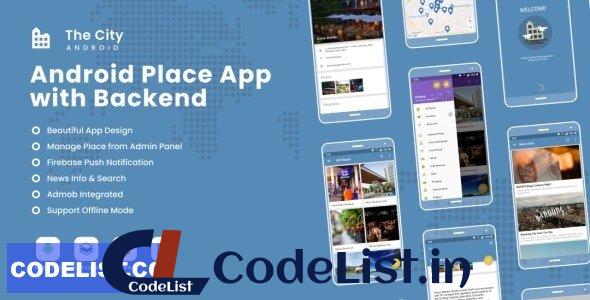 The City v7.5 – Place App with Backend