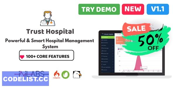 Trust Hospital Management ERP v1.1