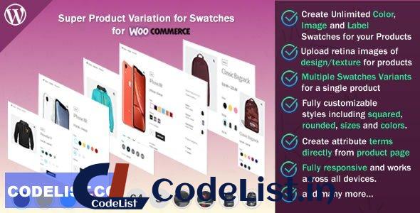 Super Product Variation Swatches for WooCommerce v2.0