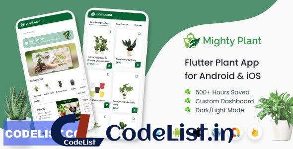 Mighty Plant Shop v1.0- Flutter Full App for Nurseries with WooCommerce backend