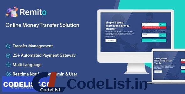 Remito v3.0.2 – Online Money Transfer Solution