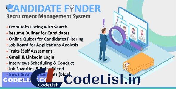 Candidate Finder v1.7 – Recruitment Management System