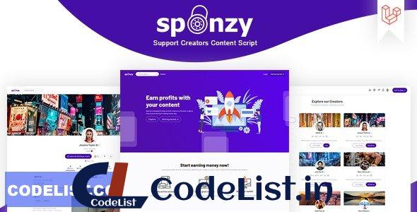 Sponzy v5.8 – Support Creators Content Script