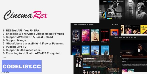 CinemaRex v1.5.1 – Movies & TV Shows, Live TV