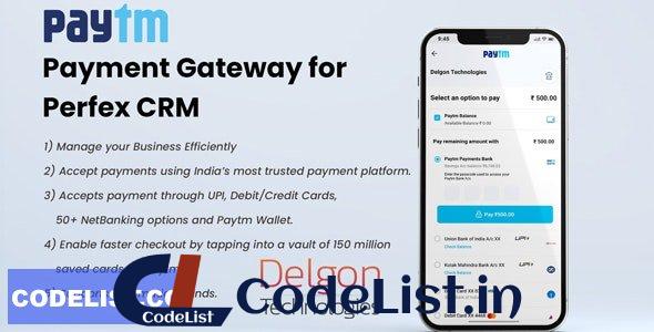 Paytm v1.1 – Payment Gateway Plugin for Perfex CRM