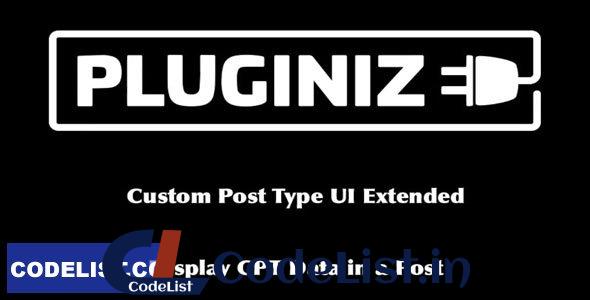 Custom Post Type UI Extended v1.7.0