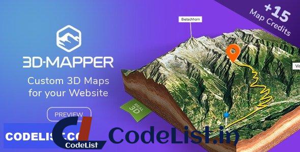 3D-Mapper v1.0 – 3D Map WordPress Plugin