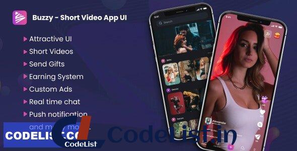 Buzzy v1.0 – TikTok, Dubsmash, Triller Clone Script & Short Videos App Template