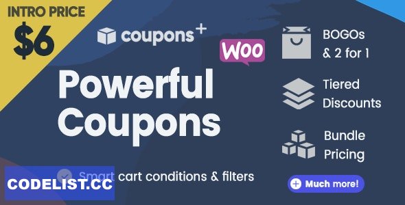 Coupons + v1.1.1 – Advanced WooCommerce Coupons Plugin