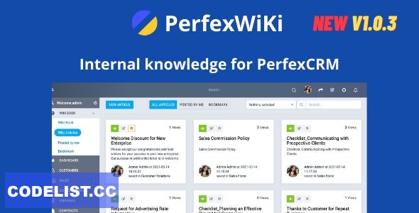 PerfexWiki v1.0.3 – Internal knowledge for Perfex CRM