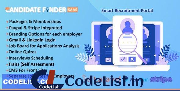 Candidate Finder SaaS v1.2 – Recruitment Management Portal