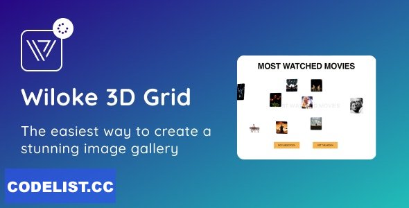 Wiloke 3D Grid Addon for Elementor v1.0.0