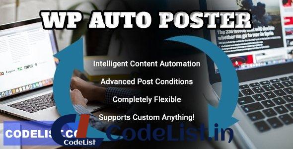 WP Auto Poster v2.2.2 – Automate your site to publish, modify, and recycle content automatically