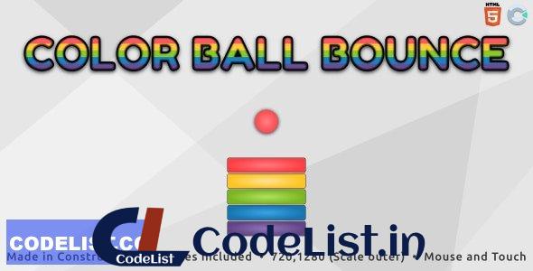 Color Ball Bounce v1.0 – HTML5 Casual Game