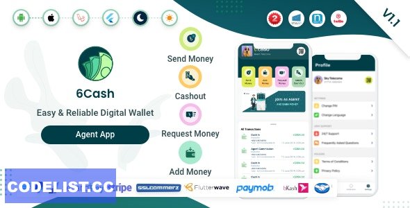 6Cash – Agent App v1.1