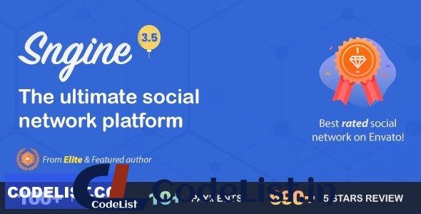 Sngine v3.5 – The Ultimate PHP Social Network Platform – nulled