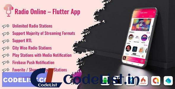 Radio Online v1.0.5 – Flutter Full App