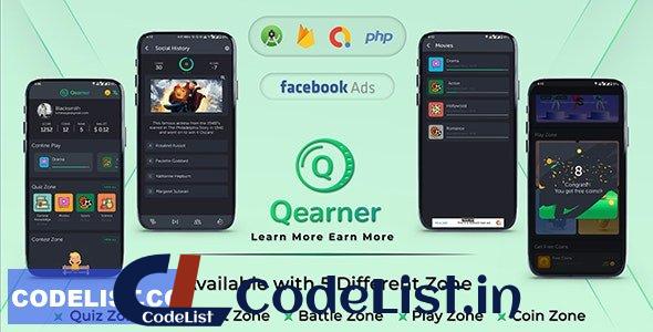 Qearner v2.0.1 –  Android Quiz game with Earning System + Admin panel – nulled