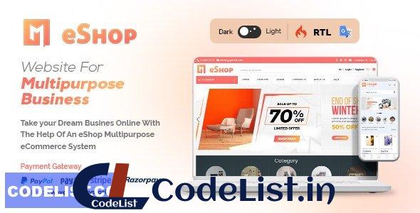 eShop Web v2.9.0 – Multi Vendor eCommerce Marketplace / CMS – nulled