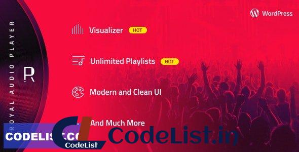 Royal Audio Player WordPress Plugin v6.1