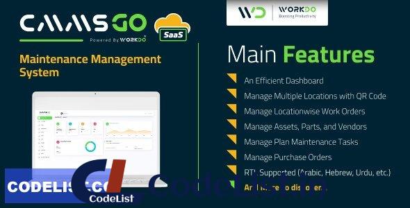 CMMSGo SaaS v1.0 – Maintenance Management System