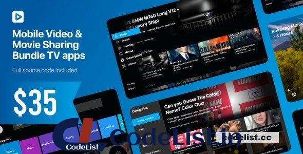 PlayTube TV v1.0 – Mobile Video & Movie Sharing TV Platforms Native Application