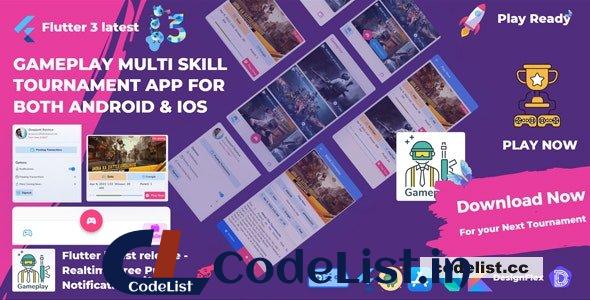 Gameplay Multi Skill Tournament App for Android & IOS – Flutter 3 v1.0.2