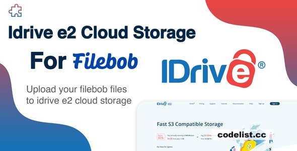 Idrive e2 Cloud Storage Add-on For Filebob v1.0