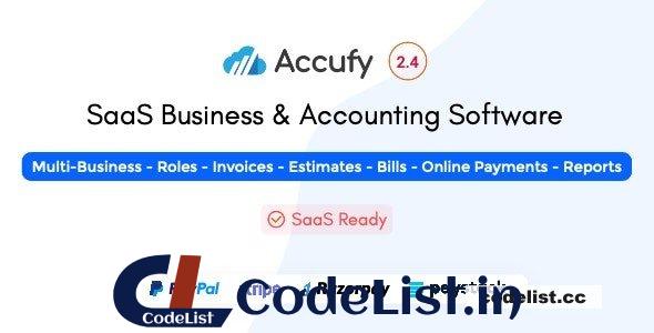 Accufy v2.4 – SaaS Business & Accounting Software – nulled