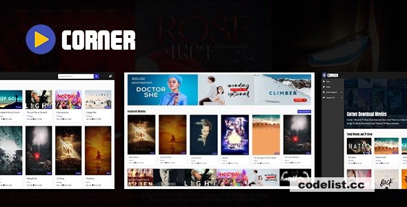 Corner v1.0 – Movie & TV Show Download and view script Theme