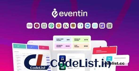 WP Eventin v4.0.9 – Events Manager & Tickets Selling Plugin for WooCommerce