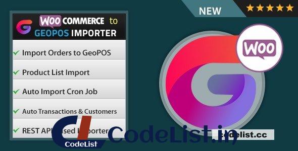 WooCommerce to Geo POS Importer v2.0