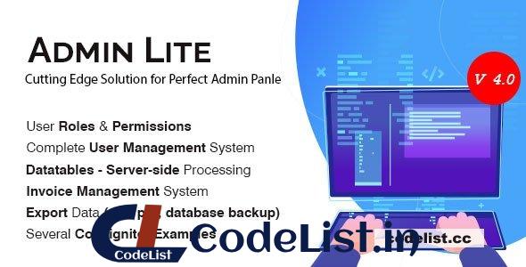 Admin Lite v4.0 – PHP Admin Panel + User Management