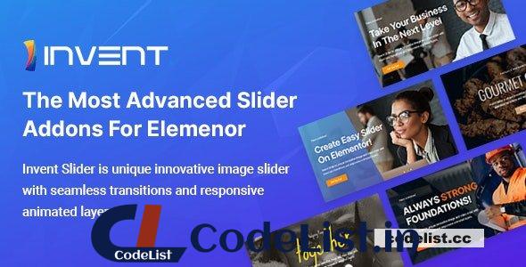 Invent Slider for Elementor v1.0.2