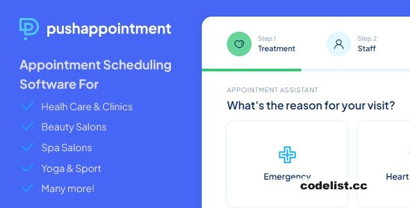 PushAppointment v1.0.2 – Appointment Scheduling Software for WordPress