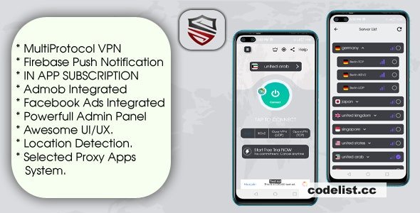 One VPN – With Admin Panel And Multi Protocol VPN App