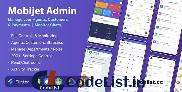 Mobijet ADMIN v1.0.15 – Manage & Monitor Agents, Customer & Payments | Android & iOS Flutter app